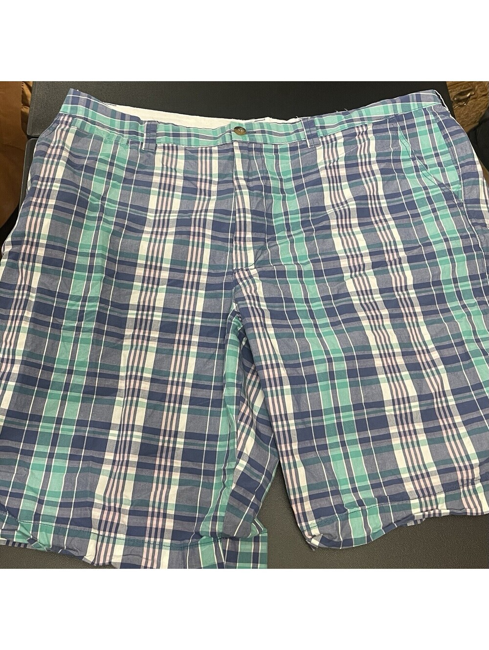 Le Tigre Men's Multicolor Plaid  Shorts Sz 42 Real Nice!